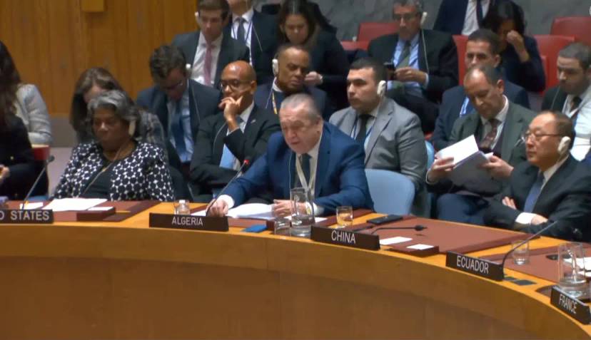 Statement by Ambassador Amar Bendjama, Permanent Representative of the People's Democratic Republic of Algeria to the United Nations regarding the Algeria’s draft resolution demanding an immediate ceasefire in Gaza